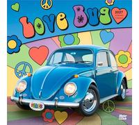 Love Bug - Geliebter Käfer 2027 - 16-Monatskalender: Original BrownTrout-Kalender [Mehrsprachig] [Kalender] (Love Bug | 2027 12 x 24 Inch (Hanging) ... | Plastic-Free | Motor Club | Hippy Beetle)