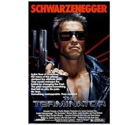 Love By Canvas Póster de película clásica de The Terminator (1984), 250 g/m², impresión brillante A4