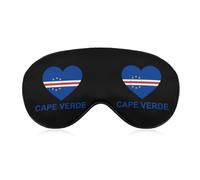 Love Cabo Verde - Antifaz para dormir, suave, con los ojos vendados, portátil, con correa ajustable para hombres y mujeres