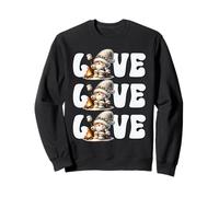 Love Camping Gnome Grandpa With Smores At The Campfire Sudadera