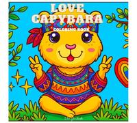 Love Capybara Coloring Book: Cute & Relaxing Pages for Kids, Teens and Adults | Stress Relief, Creativity and Fun Made in Japan: Adorable capybaras in ... relief, and creative coloring for all ages.