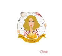 Love Carbonara Mood: Taccuino divertente a tema cibo italiano per amanti della pasta - Quaderno a righe, 15,2 x 22,9 cm, 200 pagine da personalizzare
