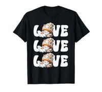 Love Cat Graphic For Cat Mommy And Cat Dad Cute Cat Gnome Camiseta