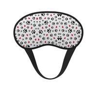 Love Cat Paw Heart Puppy Foot Print All-Around Comfort Sleep Mask - Máscara opaca para dormir para mujeres y hombres, viajes, yoga