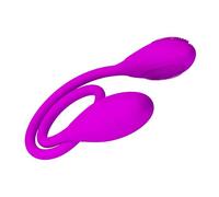 Love Charm Vîbràtóri - Masajeador para mujer Pūñtö Clîtórîde, doble vîbràtóre para mujer Sèssúàle Al Silicona Pórtátiles para par USB Recargable 7 modos de Vîbràzione