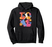 Love Cheer Groovy Divertida porrista Amante de Las porristas Sudadera con Capucha