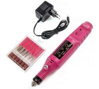 LOVE CRAZY Torno para Uñas, Máquina de Pulido para Manicura y Pedicura, MAX a 15.000rpm (Fucsia)