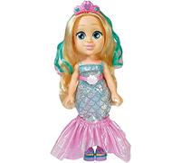 LOVE, DIANA Muñeca con Vestido transformable de Sirena a Vestido de Fiesta y Accesorios de Juego, para Jugar a Las Aventuras de Diana, para niñas y niños Mayores de 4 años (LVE08000)