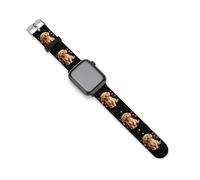 Love Dogs - Correa de reloj Labrador Retriever compatible con Apple Watch, correas de repuesto de silicona, 42mm/44mm, Silicona, Sin piedra preciosa