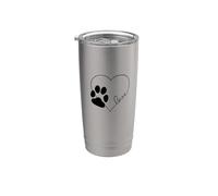 Love Dogs Cute Design Vaso térmico de acero inoxidable de doble pared
