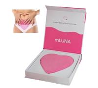 Love Ease - Almohadilla térmica para microondas en forma de corazón para calambres, alivio del dolor menstrual para aliviar el dolor abdominal, para aliviar el dolor (corazón pequeño (6 x 6 pulgadas)
