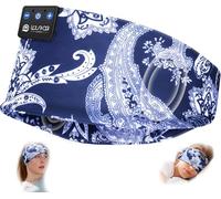 LOVE EYE Auriculares Bluetooth 5.4 para dormir, diadema inalámbrica transpirable con altavoces ultrafinos y sonido HiFi para correr, yoga, viajes, regalos tecnológicos para hombres y mujeres