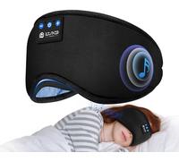 LOVE EYE Auriculares para dormir, Bluetooth 5.4, máscara de ojos para dormir, auriculares inalámbricos de música con altavoces HD para dormir de lado, máscara de algodón totalmente opaca para viajes