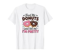 Love Feed Funny Me Donuts Camiseta