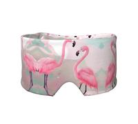 Love Flamingo - Antifaz ajustable para dormir y orejeras, diadema unisex para dormir de lado (26.8 x 4.3 pulgadas), cubierta cómoda para viajes en interiores y exteriores, para yoga