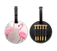 Love Flamingo - Bolsa de almacenamiento para camisetas de golf, color negro, fácil de transportar y más eficiente para jugar al golf
