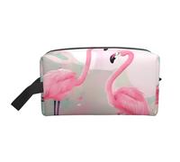 Love Flamingo - Neceser de viaje de gran capacidad para organizar artículos de tocador y objetos pequeños, adecuado para viajes diarios y gimnasio
