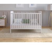 Love For Sleep Cuna Convertible en Cama 120x60 cm - con Colchón - Cuna Madera Blanco, Juego Completo de Cuna - Cuna Cama Bebe Convertible