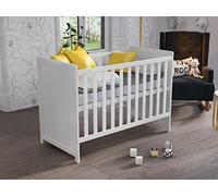 Love For Sleep Cuna Convertible en Cama 120x60 cm Matilda de Pino con Barrera de Seguridad - Cuna-Cama para Bebé