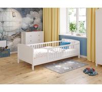Love For Sleep Cuna Convertible en Cama 160x80cm Convertible con Barrera De Seguridad Pino Zane Juego Completo de Cuna - Cuna Cama Bebe Convertible - Baby Bed, Cuna Madera