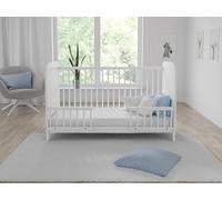 Love For Sleep Cuna Convertible en Cama 70x140cm Convertible con Barrera De Seguridad Pino Maddox Juego Completo de Cuna - Cuna Cama Bebe Convertible - Baby Bed, Cuna Madera