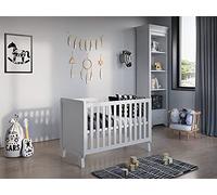 Love For Sleep Francis Cuna Convertible en Cama 120x60 cm con Colchón de Espuma Aloe Vera y Barandilla de Seguridad - Juego Completo de Madera para Bebé