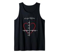 Love Formula Matemáticas Maestros Ropa Científicos San Valentín Camiseta sin Mangas