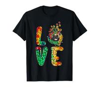 Love French Bulldog Dog Sunflower Tie Dye Funny Puppy Lover Camiseta