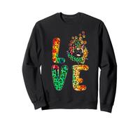 Love French Bulldog Dog Sunflower Tie Dye Funny Puppy Lover Sudadera
