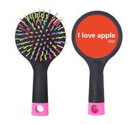 Love Fruit Heathy Life Art Deco Fashion Salon - Cepillo para desenredar el cabello, base acolchada