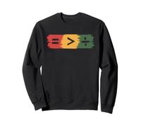 Love Greater Than Hate Humor Matemáticas Igualdad STEM Sudadera