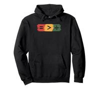 Love Greater Than Hate Humor Matemáticas Igualdad STEM Sudadera con Capucha