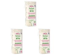 Love & Green - Almohadillas de algodón cuadradas, 1 paquete con 60 unidades (Paquete de 3)