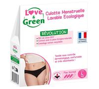 Love & Green Braguita Menstrual Lavable Ecológica Talla 42 Flujo Normal