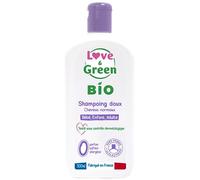 Love & Green - Champú suave certificado orgánico - para toda la familia - Limpieza suave - Fórmula orgánica certificada - Enriquecido con aloe vera y caléndula