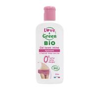 Love & Green - Gel de limpieza íntima relajante orgánico 200 ml para mujeres sensibles - Limpieza higiénica íntima - alivia las molestias - Fórmula natural e hipoalergénica