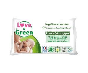 Love & Green Toallitas Linimento Hipoalergénicas 56 unidades
