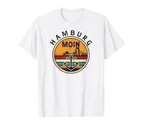 Love Hamburg City Holidays-Travel Skyline-Alemania-Hamburgo Camiseta gráfica económica, Hombre, Blanco, M