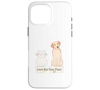 Love has Four Paws.El Perro y el Gato Tienen Cuatro Patas. Carcasa para iPhone 16 Pro MAX