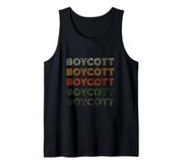 Love Heart Boicot Tee Grunge Estilo Vintage Boicot Negro Camiseta sin Mangas