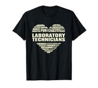 Love Heart Datos Técnicos de laboratorio Lover Lab Tech Life Camiseta