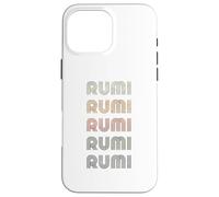 Love Heart Rumi tee Grunge Estilo Vintage Negro Rumi Carcasa para iPhone 16 Pro MAX