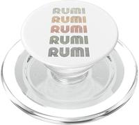 Love Heart Rumi tee Grunge Estilo Vintage Negro Rumi PopSockets PopGrip para MagSafe