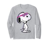 Love Hearts Snoopy Joe Cool Valentine Fun Glitch Retro Manga Larga
