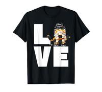 Love Hockey Graphic For Women Winter GNOME Ice Hockey Girl Camiseta