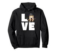 Love Hockey Graphic For Women Winter GNOME Ice Hockey Girl Sudadera con Capucha