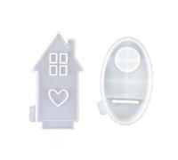 Love House - Moldes de silicona para candelabros con forma de corazón, para decoración del hogar, entusiastas de las manualidades