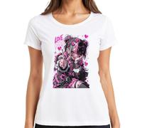 Love Hurts Anime Emo Girl Pastel Japan Y2K - Camiseta para mujer, Blanco, XL