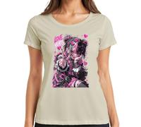 Love Hurts Anime Emo Girl Pastel Japan Y2K - Camiseta para mujer, naturaleza, XL