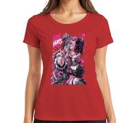 Love Hurts Anime Emo Girl Pastel Japan Y2K - Camiseta para mujer, rojo, 3XL